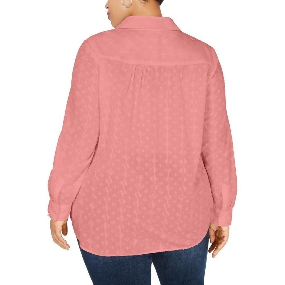 Style And Co Plus Size Front Bottom Top - image 2